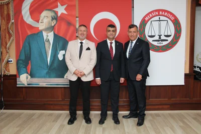 MERSİN BAROSU CUMHURİYET RESEPSİYONU DÜZENLEDİ